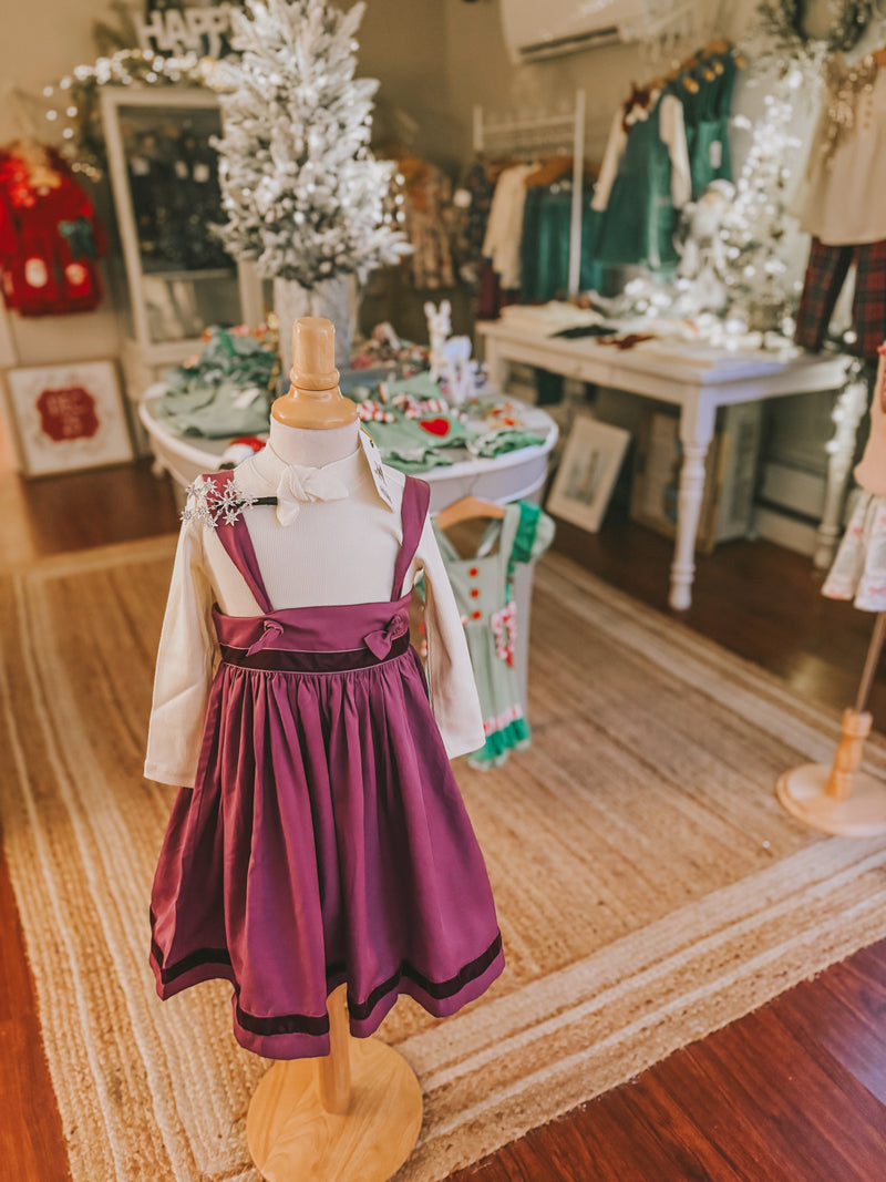 Plum Pudding Knot Dress