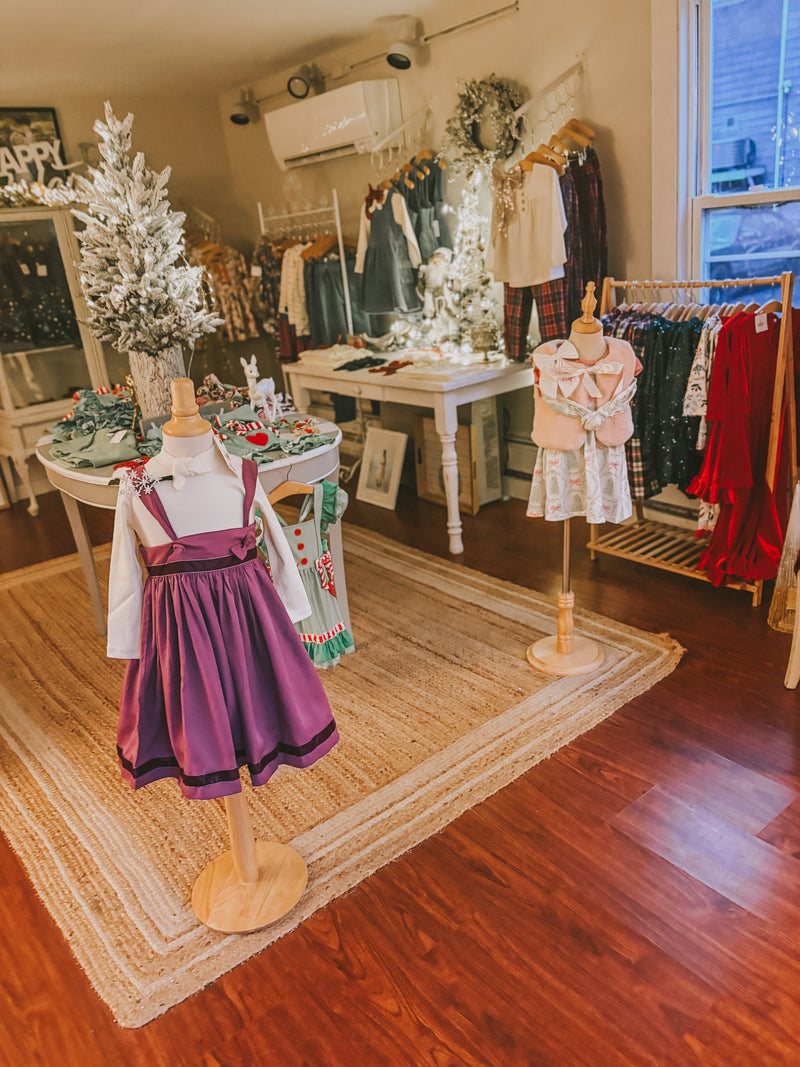 Plum Pudding Knot Dress