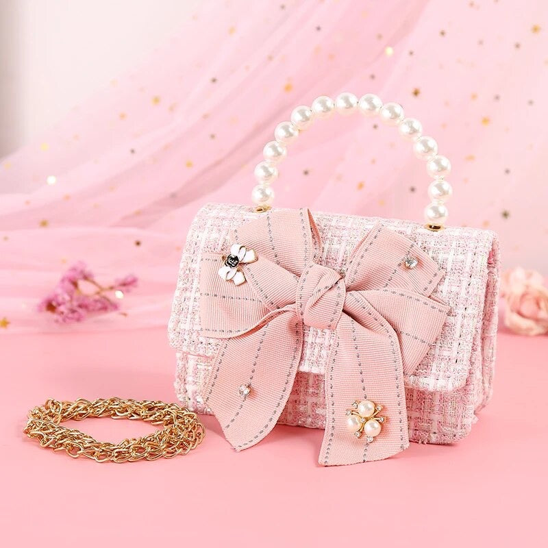 The Classic Bag (pink bow)