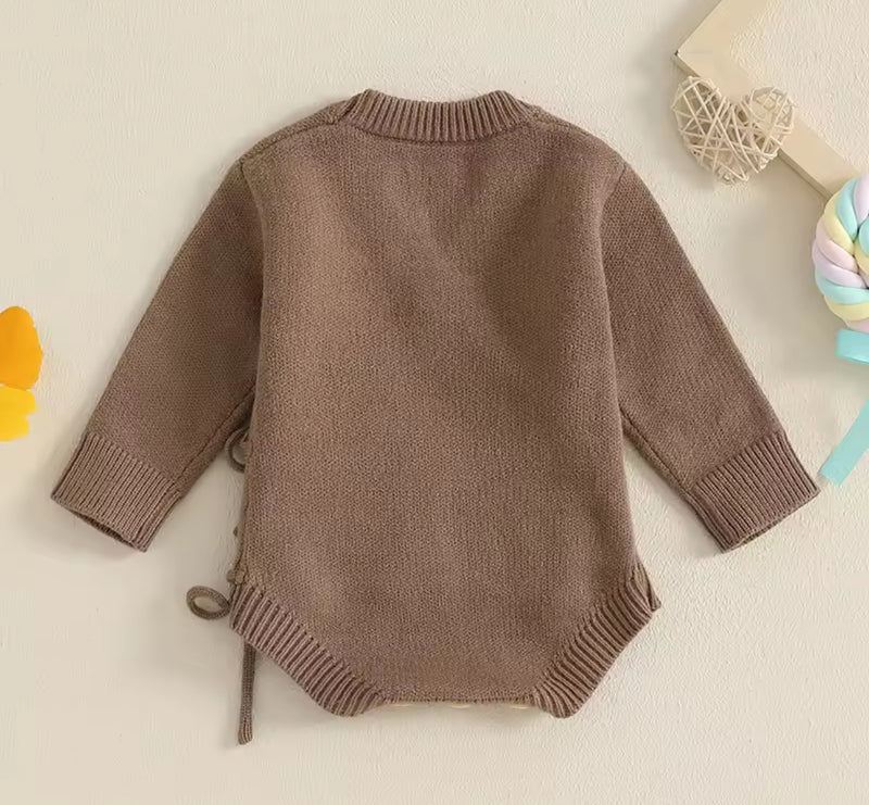 Hello World Onesie (mocha)