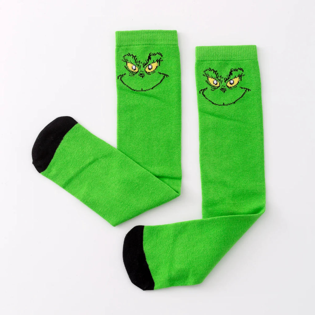 Merry Grinchmas Knee Socks