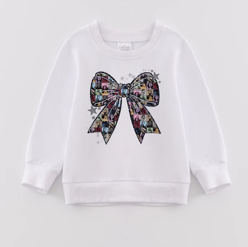 She’s a Swiftie Crewneck (white Eras bow)