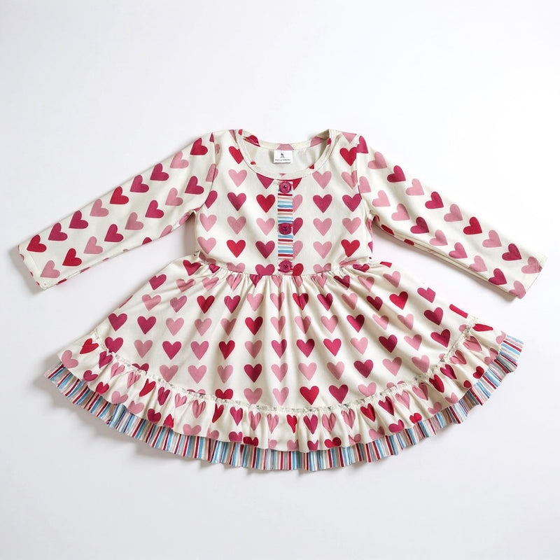 Heartbeat & Happy Feet Twirl Dress