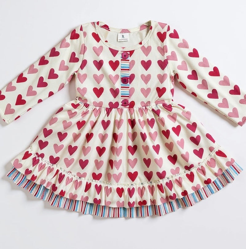 Heartbeat & Happy Feet Twirl Dress
