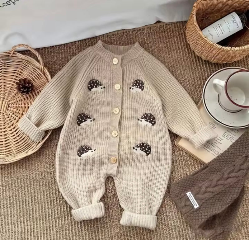 Hedge Hugs Knit Romper