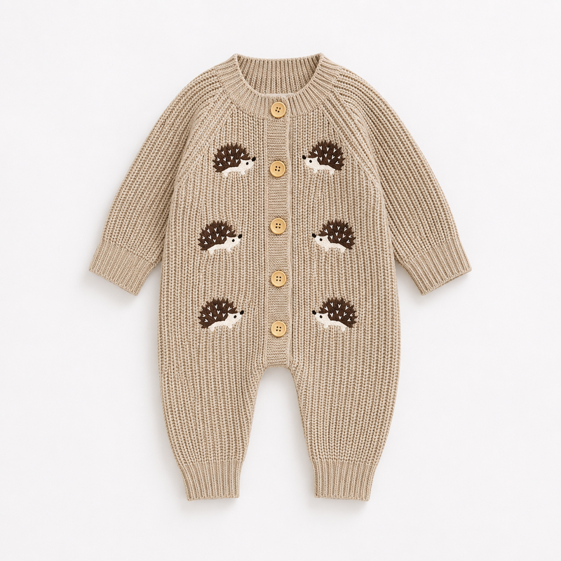 Hedge Hugs Knit Romper