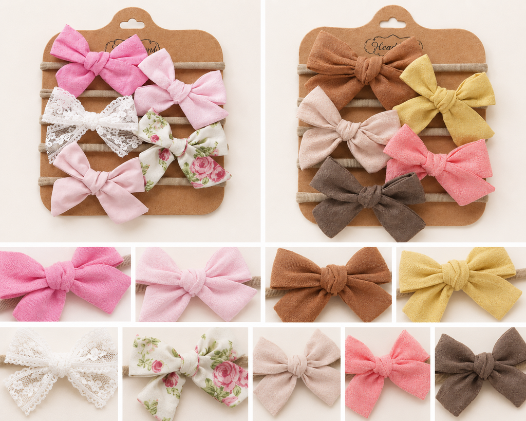 Garden & Harvest Party Bow Sets