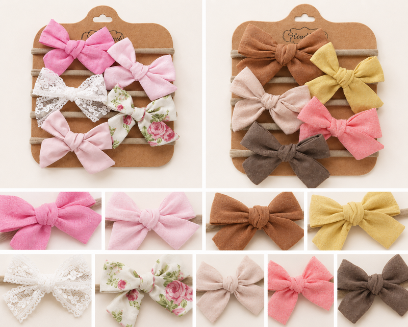 Garden & Harvest Party Bow Sets
