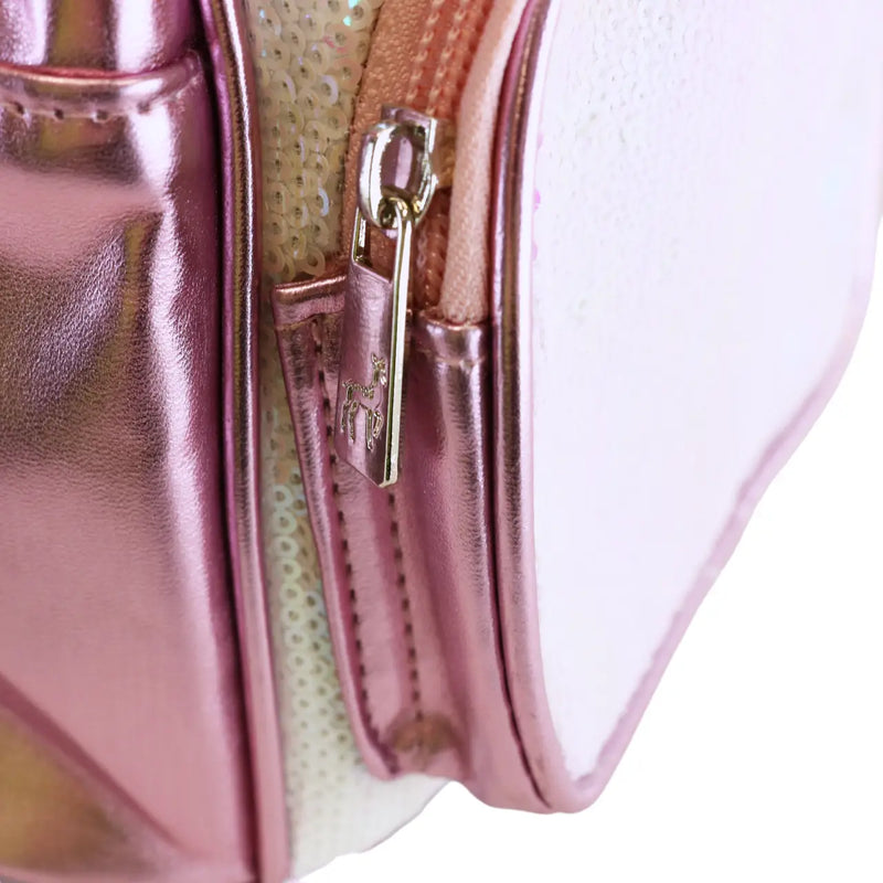 The LRW Accessory Edit (iridescent bunny mini backpack)