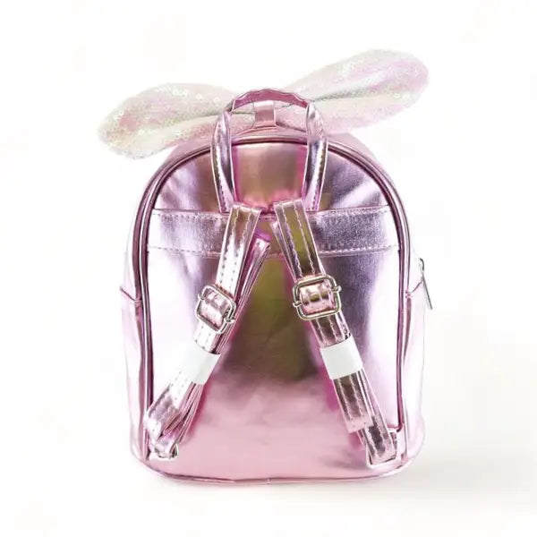 The LRW Accessory Edit (iridescent bunny mini backpack)