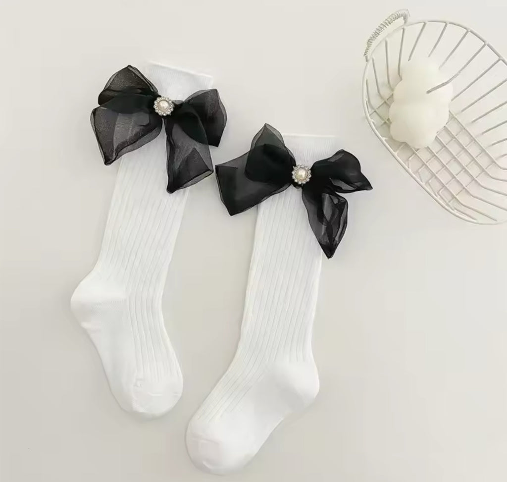 Coco Knee Socks (white)