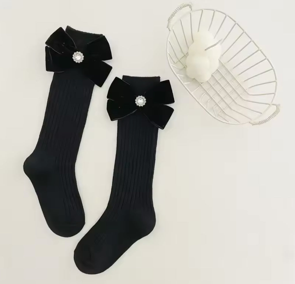 Coco Knee Socks (black)