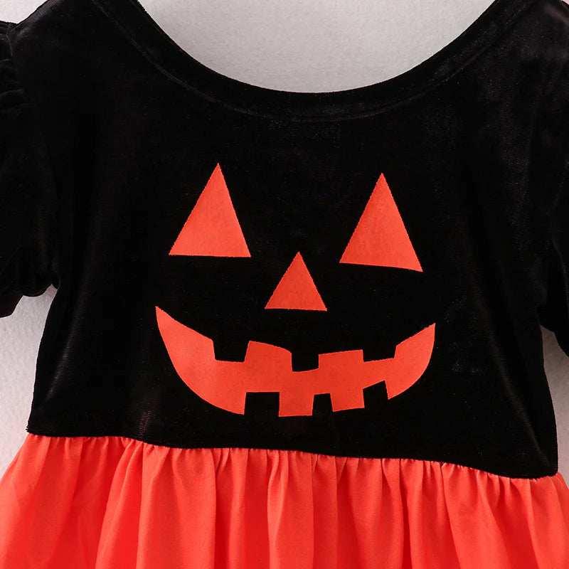Pumpkin Peek-a-boo Dress