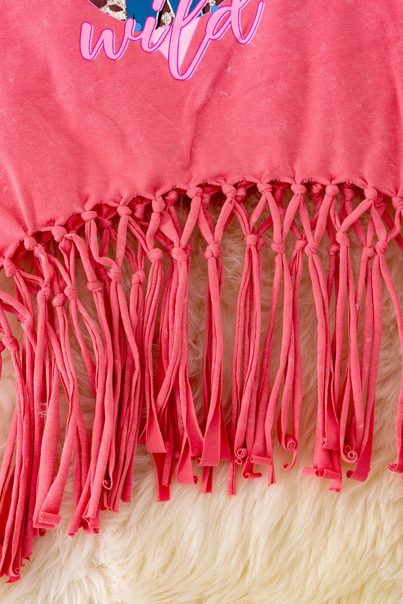 Cowgirl Wild Fringe Tunic Top