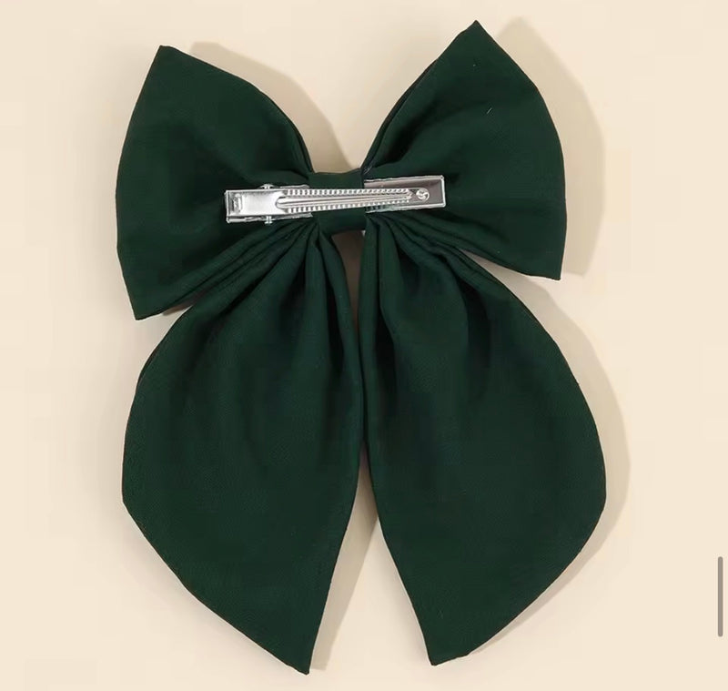 LRW Autumn & BTS Accessory Edit (deep green forest fox bow)