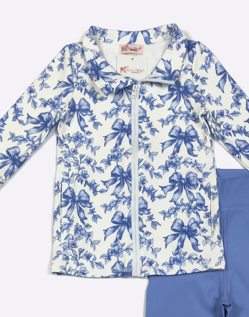 Blue Belle & the Bow Athleisure Set