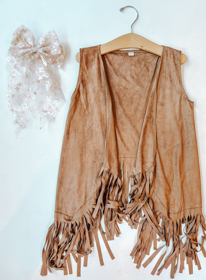 Fall Fringe Vest