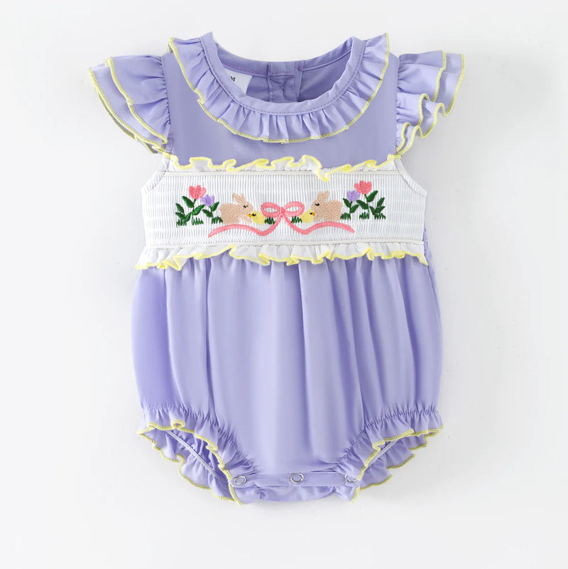 Hop to it! Smocked Bubble Romper