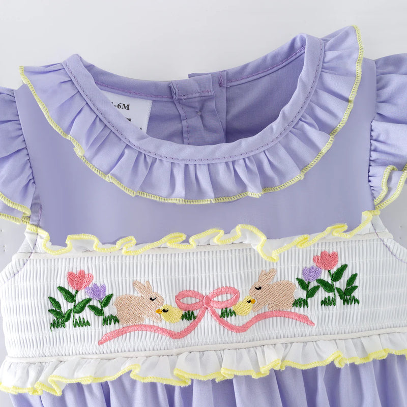 Hop to it! Smocked Bubble Romper