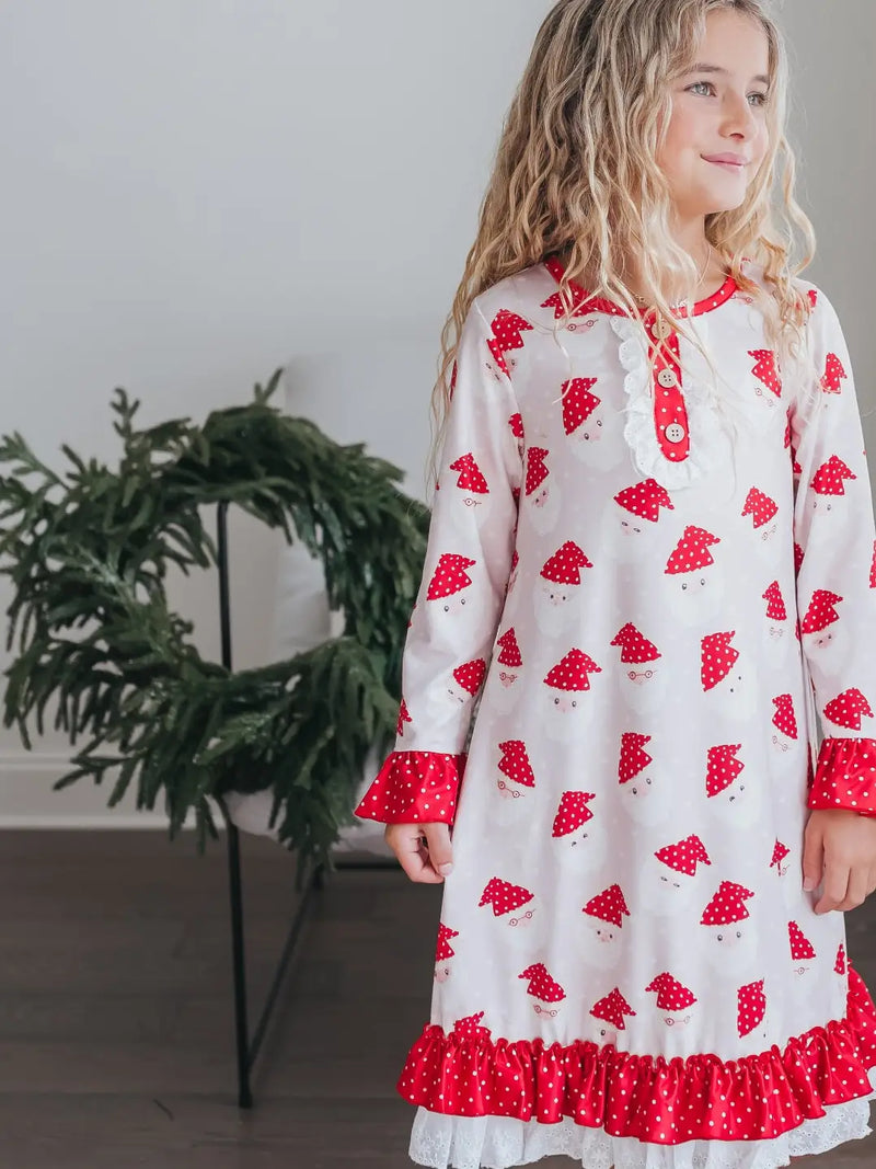 Christmas in July Presale Loungewear Release (pink polka dot Santas)