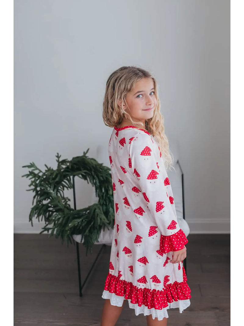Christmas in July Presale Loungewear Release (pink polka dot Santas)