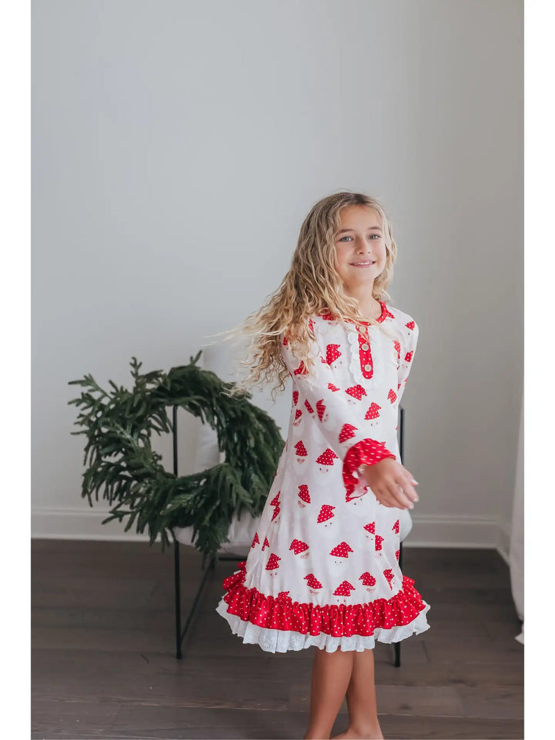 Christmas in July Presale Loungewear Release (pink polka dot Santas)