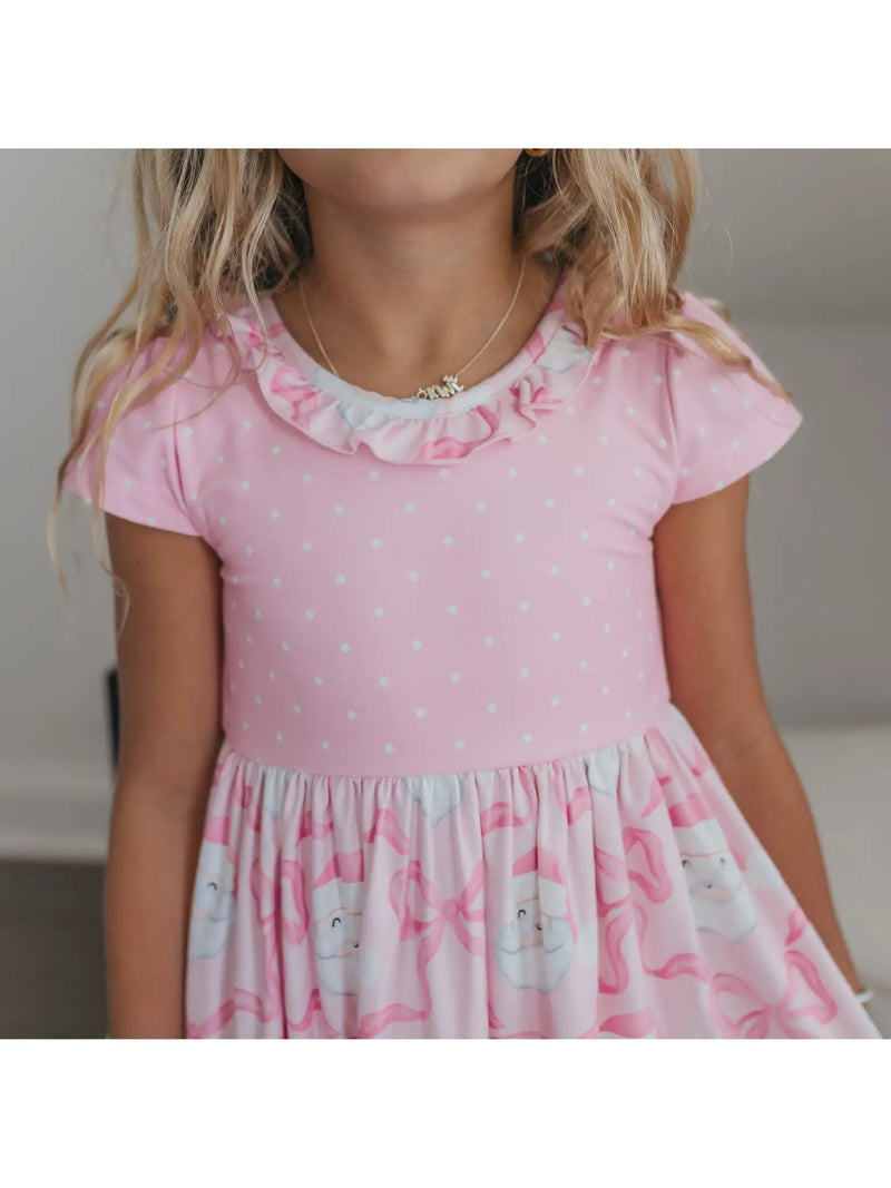 Christmas in July Presale Loungewear Release (pink floor length bows & Santas)
