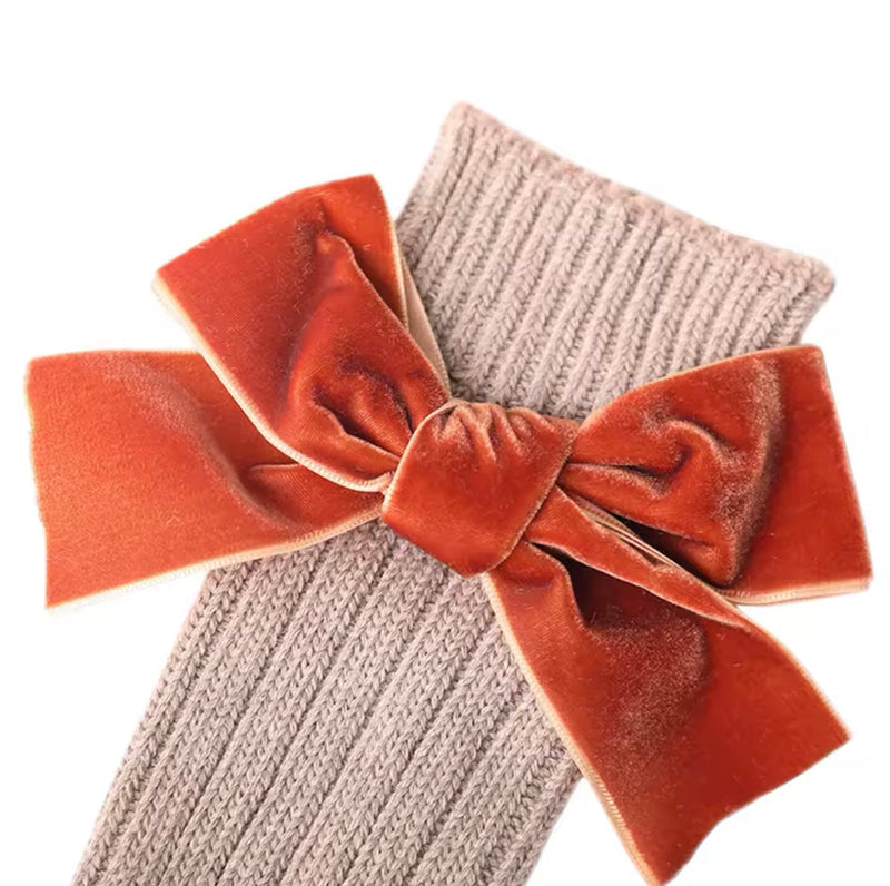 Fall Accessory Edit (Big Bow Velvet Knee Socks)