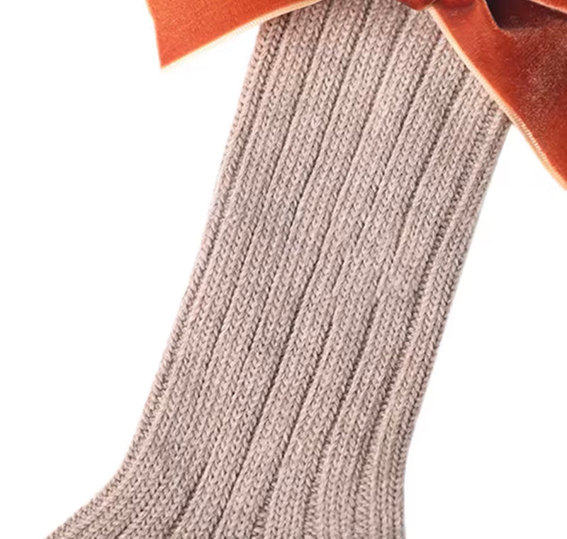Fall Accessory Edit (Big Bow Velvet Knee Socks)