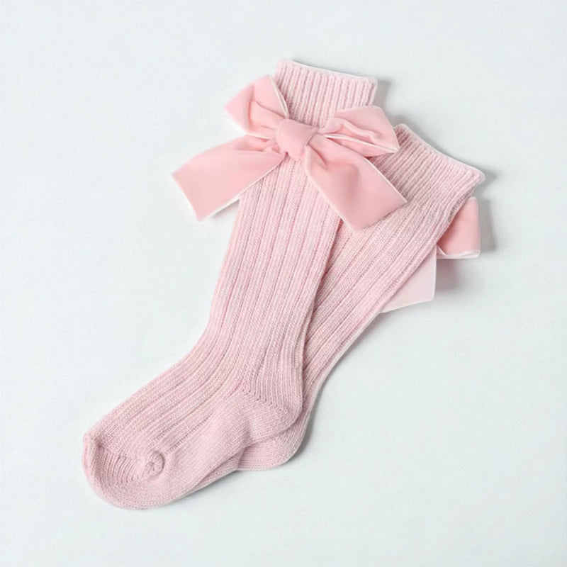 Fall Accessory Edit (Big Bow Velvet Knee Socks)