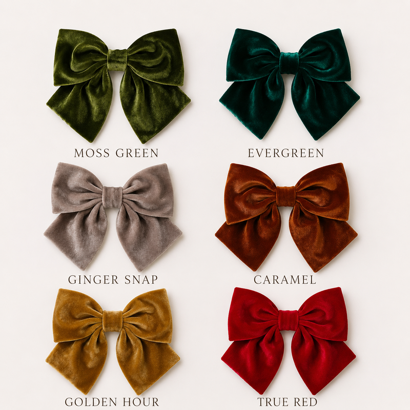 LRW Autumn & Holiday Accessory Edit (velvet bows)