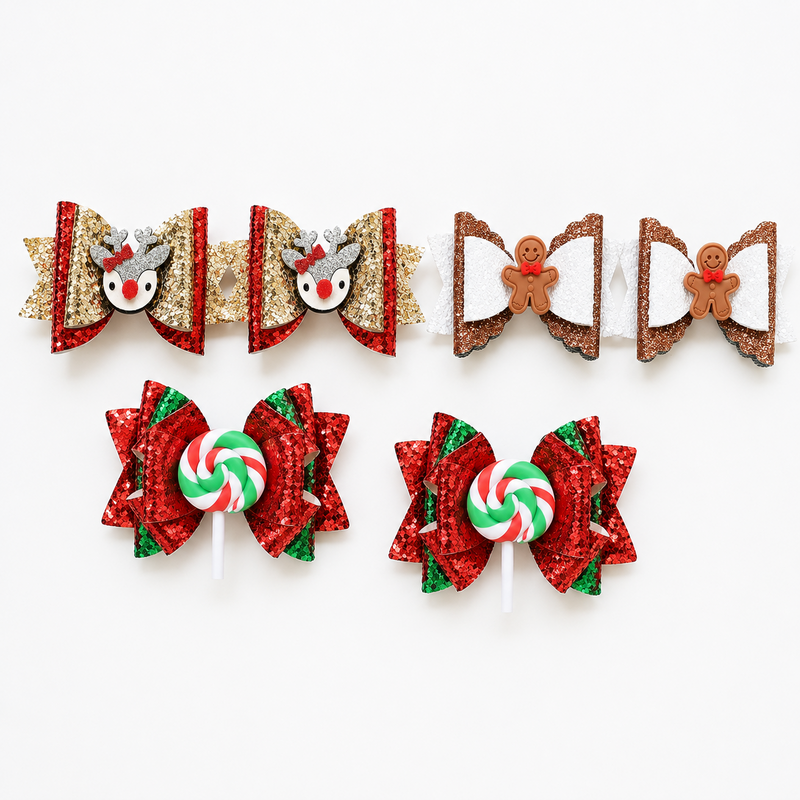 LRW Autumn & Holiday Accessory Edit (holiday sparkle bow pair)