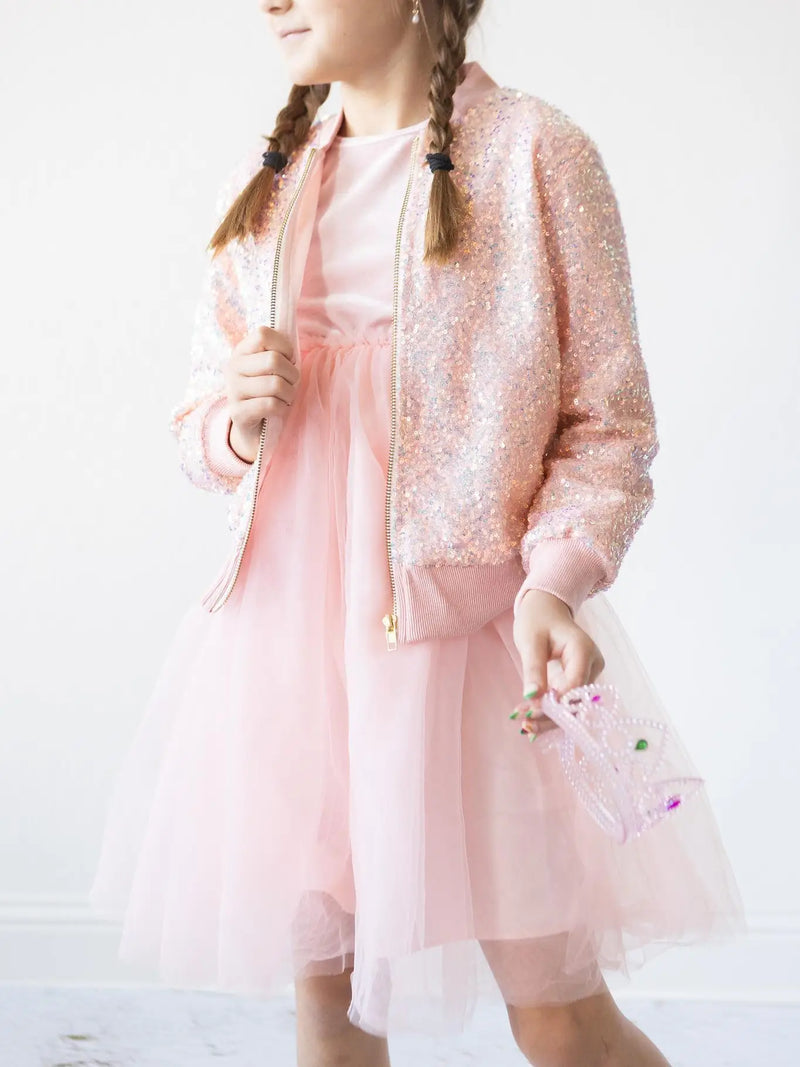 Twinkle & Zip Jacket (peach)