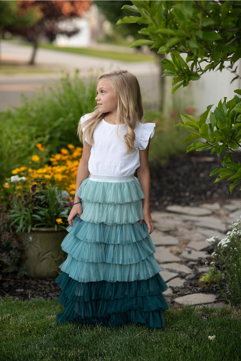 Frosty Forest Tiered Skirt