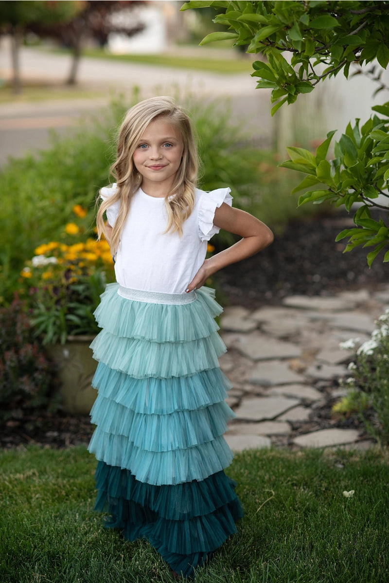 Frosty Forest Tiered Skirt