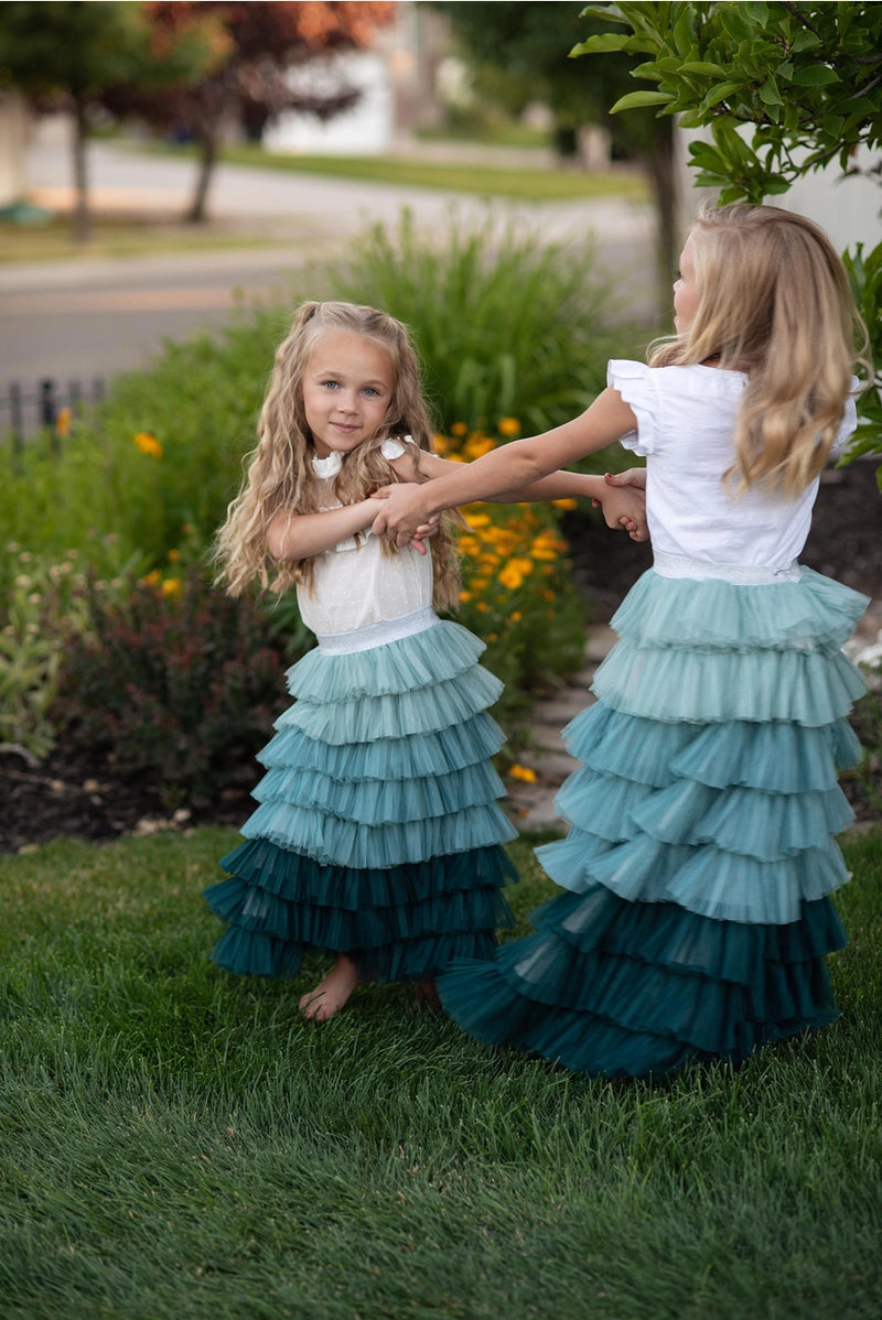 Frosty Forest Tiered Skirt