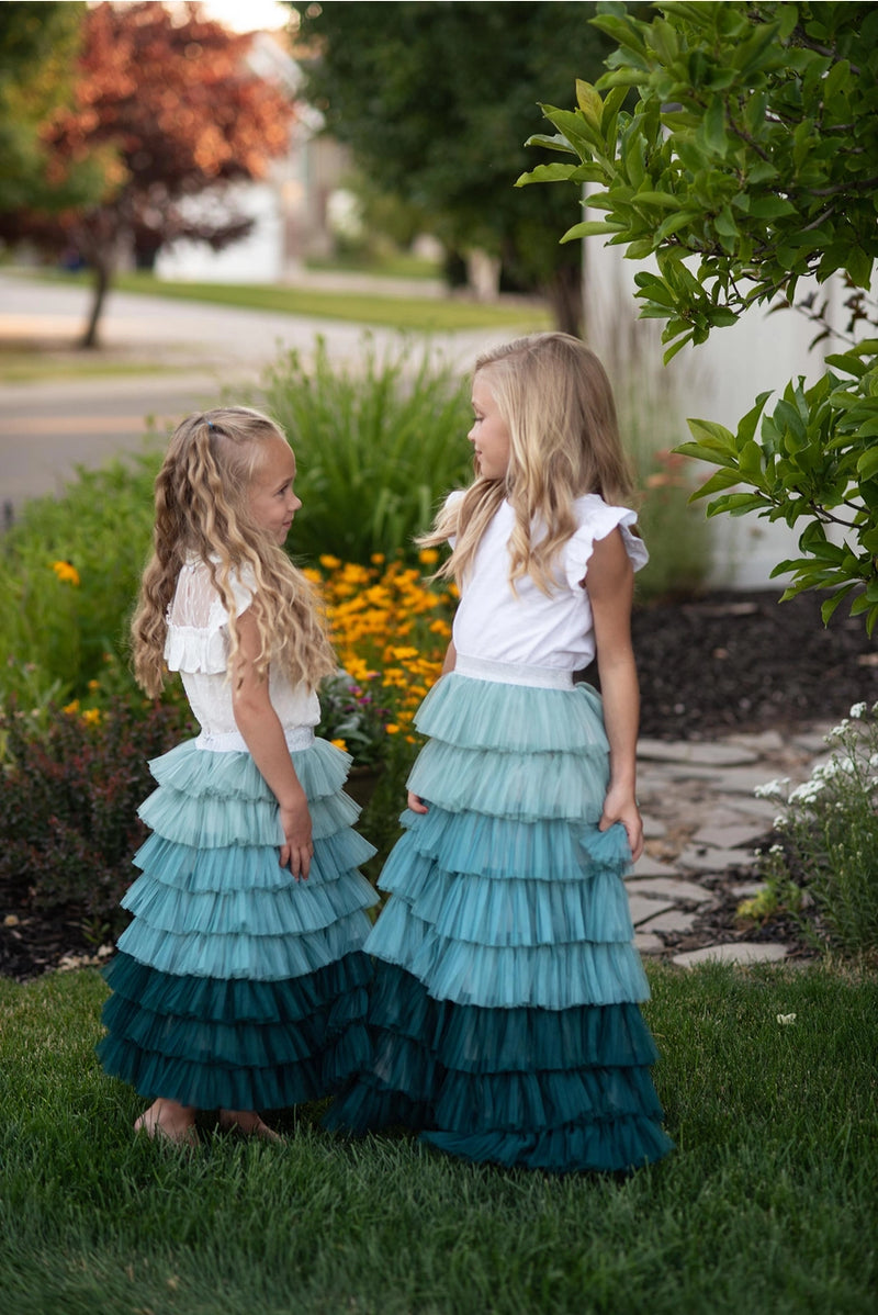 Frosty Forest Tiered Skirt