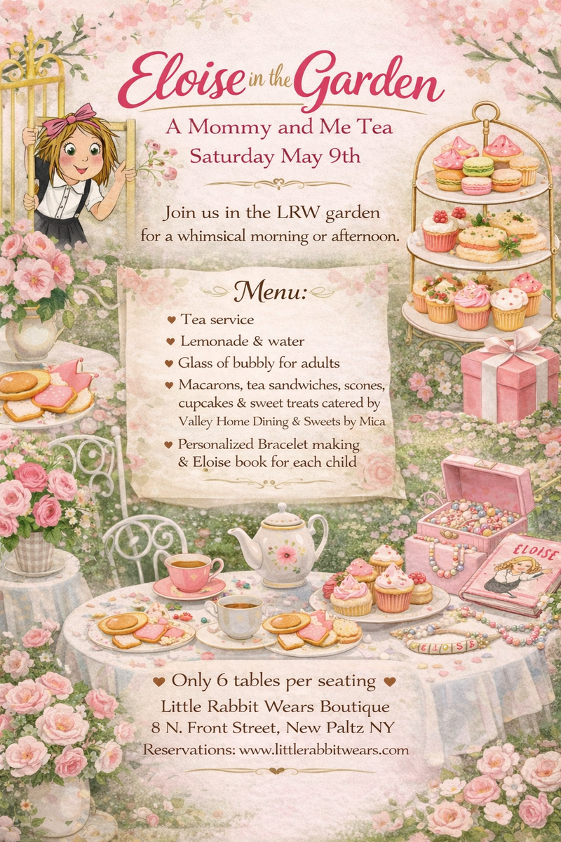 Eloise in the Garden Tea Party Reservation (10:30AM Seating)