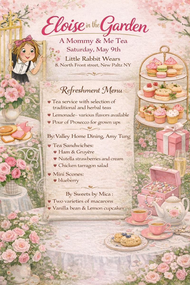 Eloise in the Garden Tea Party Reservation (10:30AM Seating)
