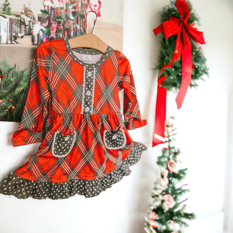 Christmas Eve Twirl Dress