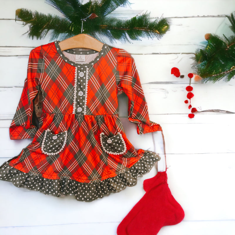 Christmas Eve Twirl Dress