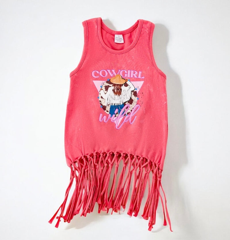 Cowgirl Wild Fringe Tunic Top