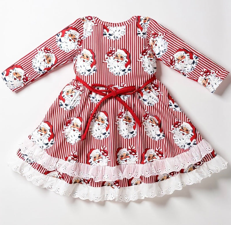 Santa’s Sweetheart Twirl Dress