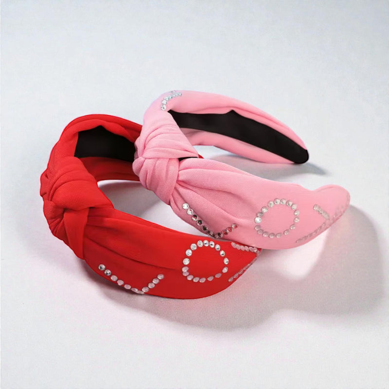 The LRW Hair Accessory Edit (red LOVE top knot headband)