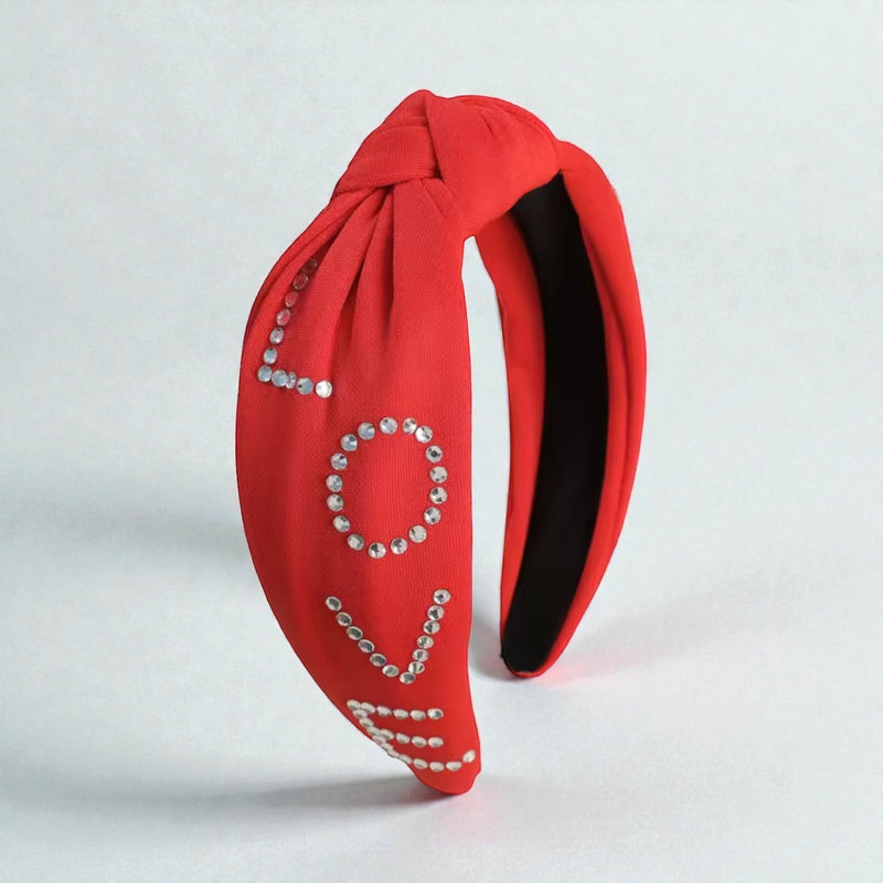 The LRW Hair Accessory Edit (red LOVE top knot headband)