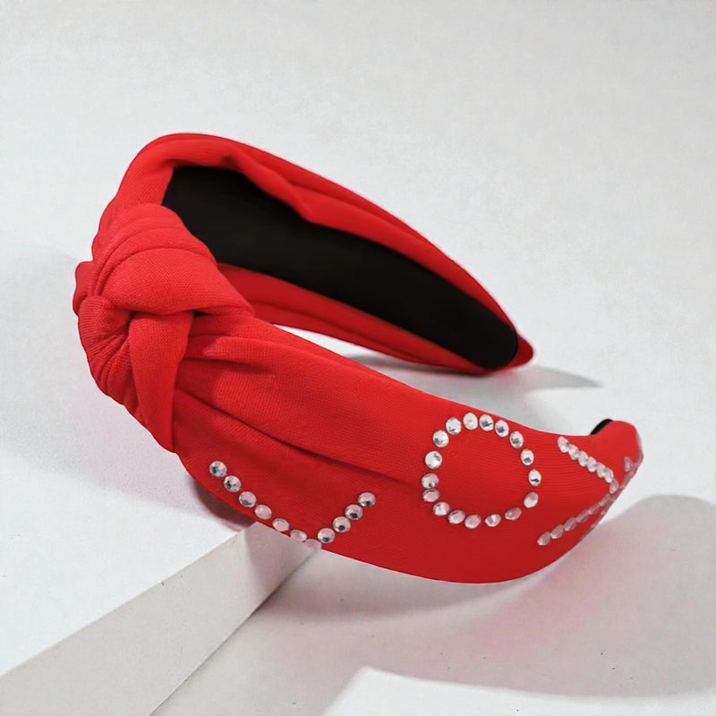 The LRW Hair Accessory Edit (red LOVE top knot headband)