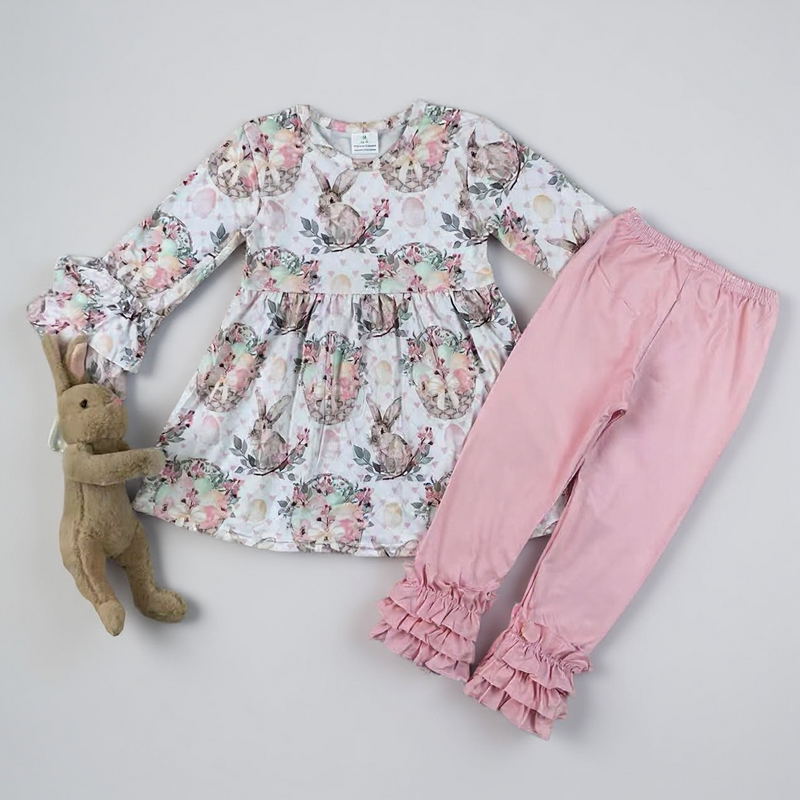 Bunnies among Blooms Romper