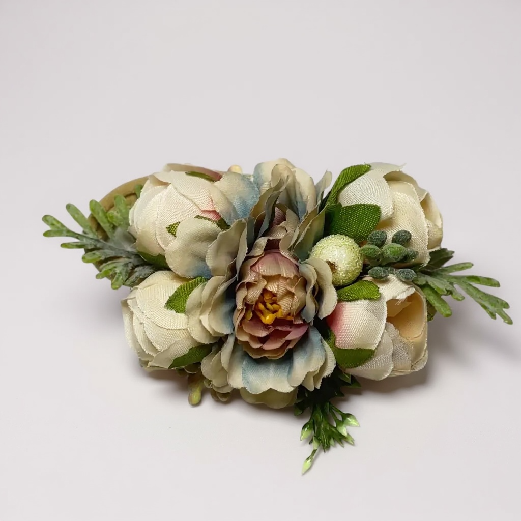 Cottage Garden Bloom Bands (rustic cream)