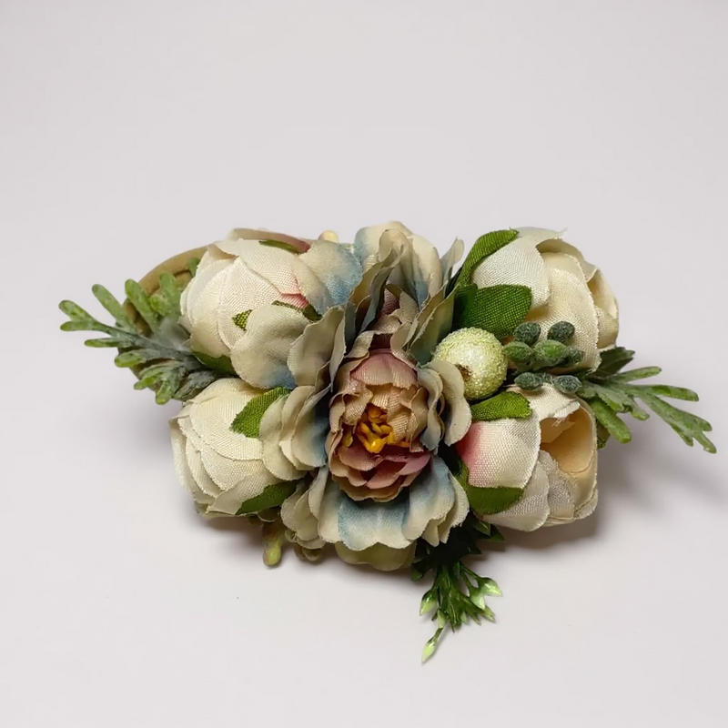 Cottage Garden Bloom Bands (rustic cream)