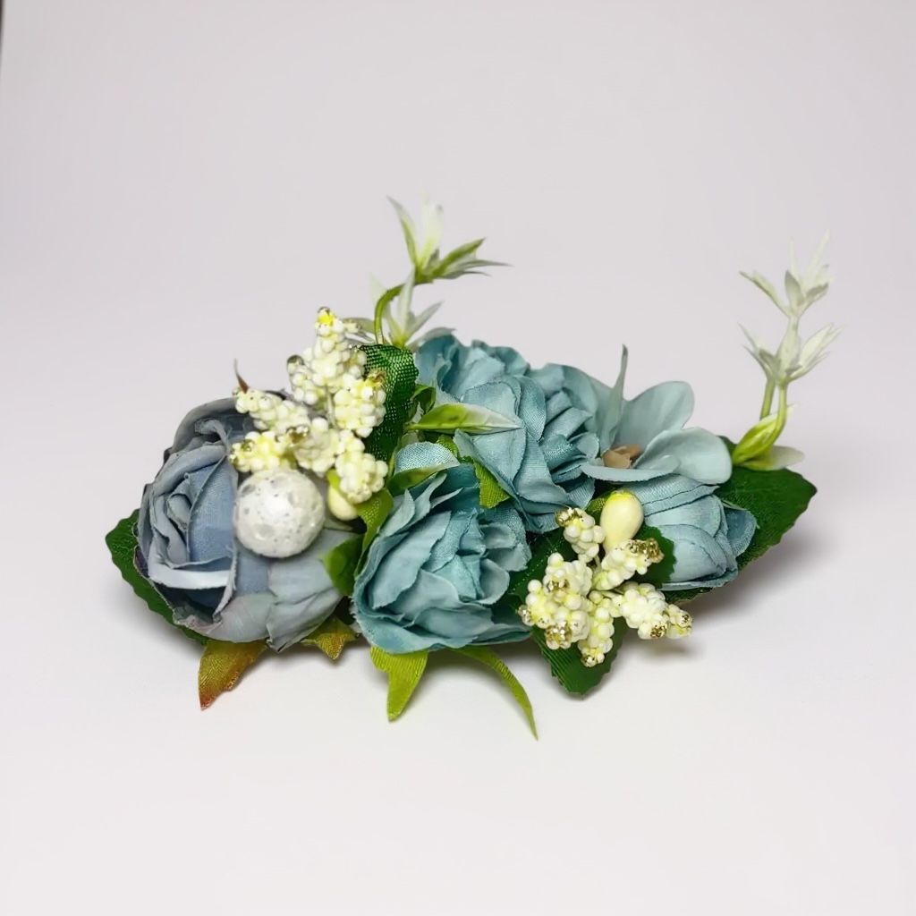 Cottage Garden Bloom Bands (dusty blue)